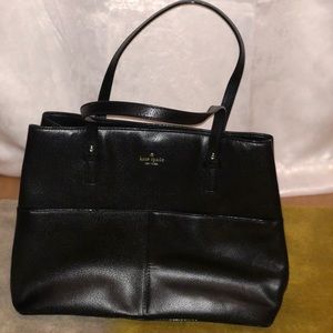 Kate Spade Black Leather Tote